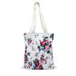 Tote Bag - Red/Green/Blue Flower